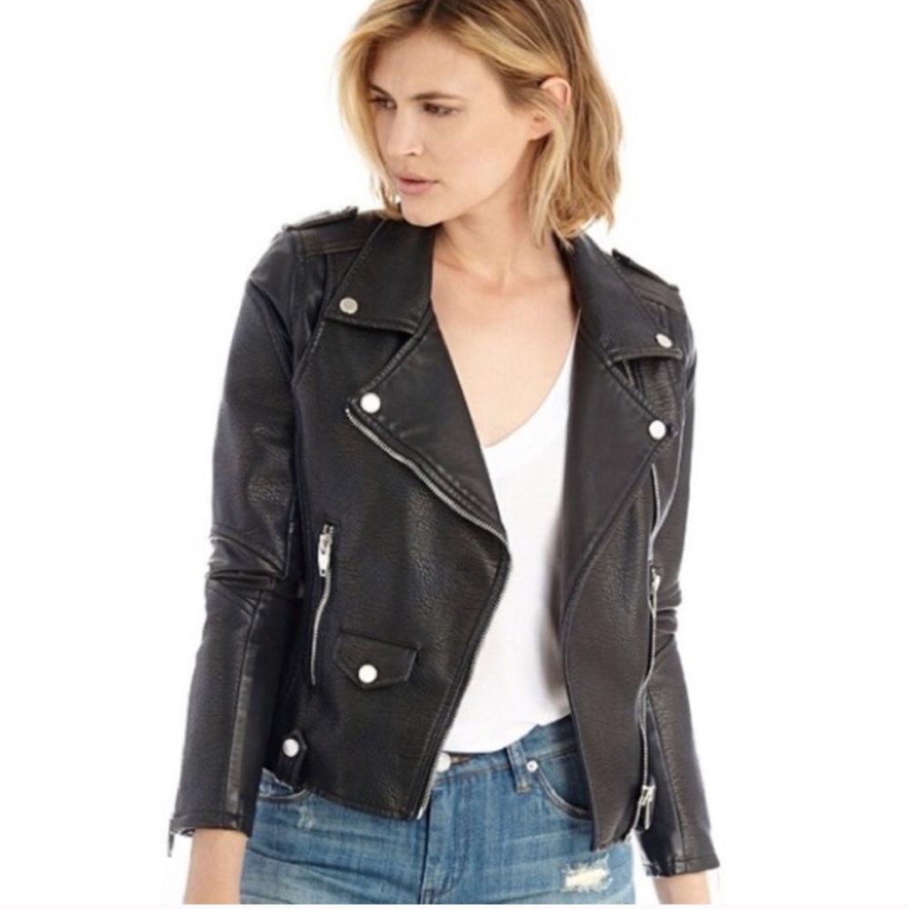 Blank NYC Black Leather Jacket